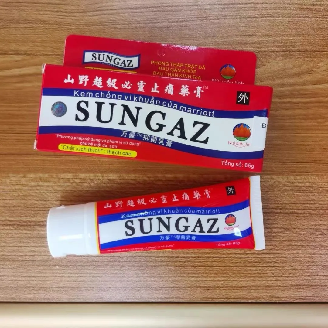 65g/pcs Vietnam Sungaz Sprain For Shoulder Neck Head Abdomen Waist Hand And Foot Pain Relax The Whole Body body pain relief