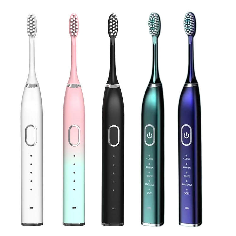 5 Modes Ultrasonic Electric Toothbrushes for Adults Rechargeable Sonic Toothbrush Smart Timer IPX7 with Replace Heads Travel Box md 4070 metal detector 3 modes for adults and kids high accuracy with lcd display 3 audio tone disc mode lightweight for hunting