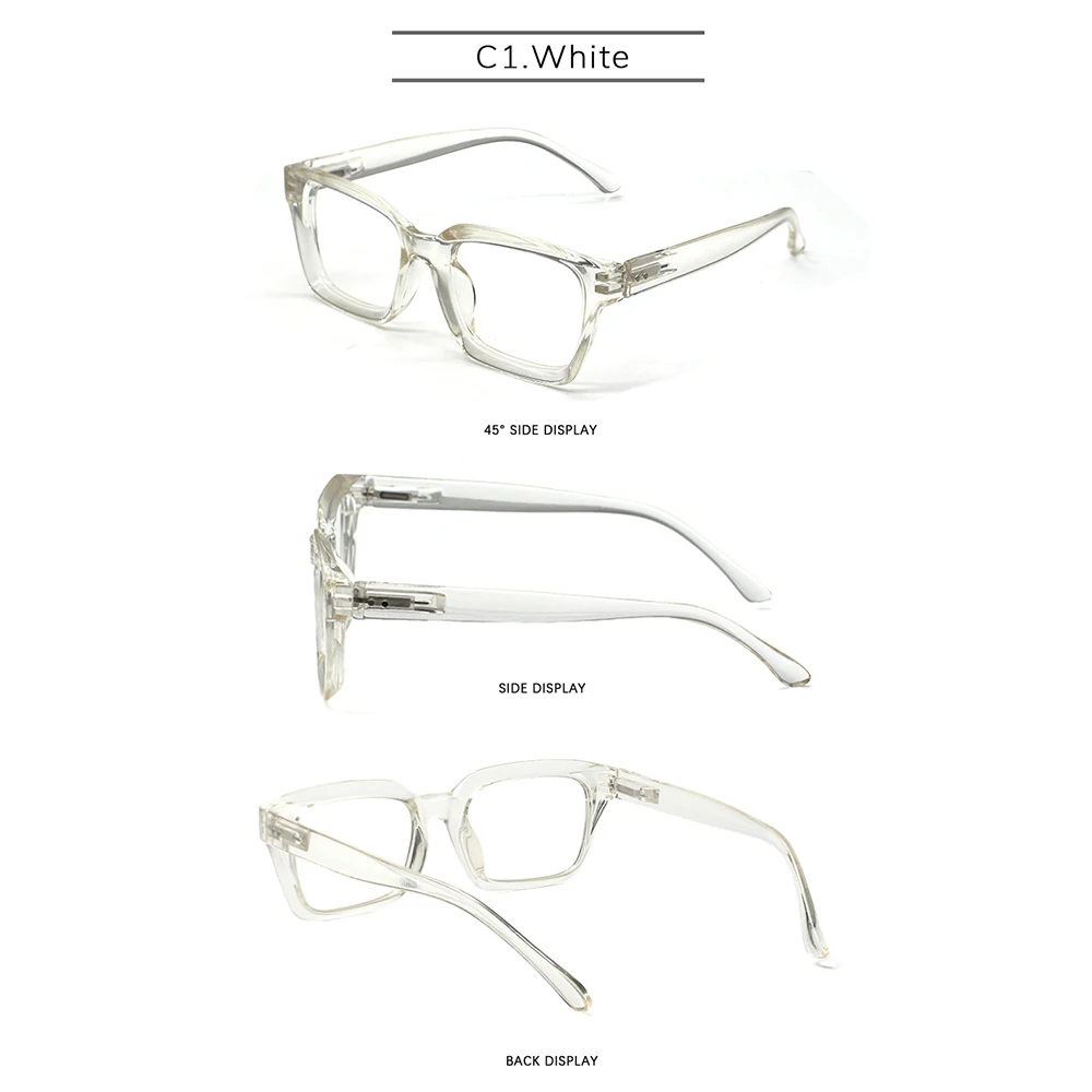 Turzing Fashionable Rectangular Frame Reading Glasses Prescription Eyewear Women High Quality Lowest Price For Factory 3