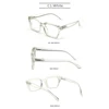 Turzing Fashionable Rectangular Frame Reading Glasses Prescription Eyewear Women High Quality Lowest Price For Factory 3