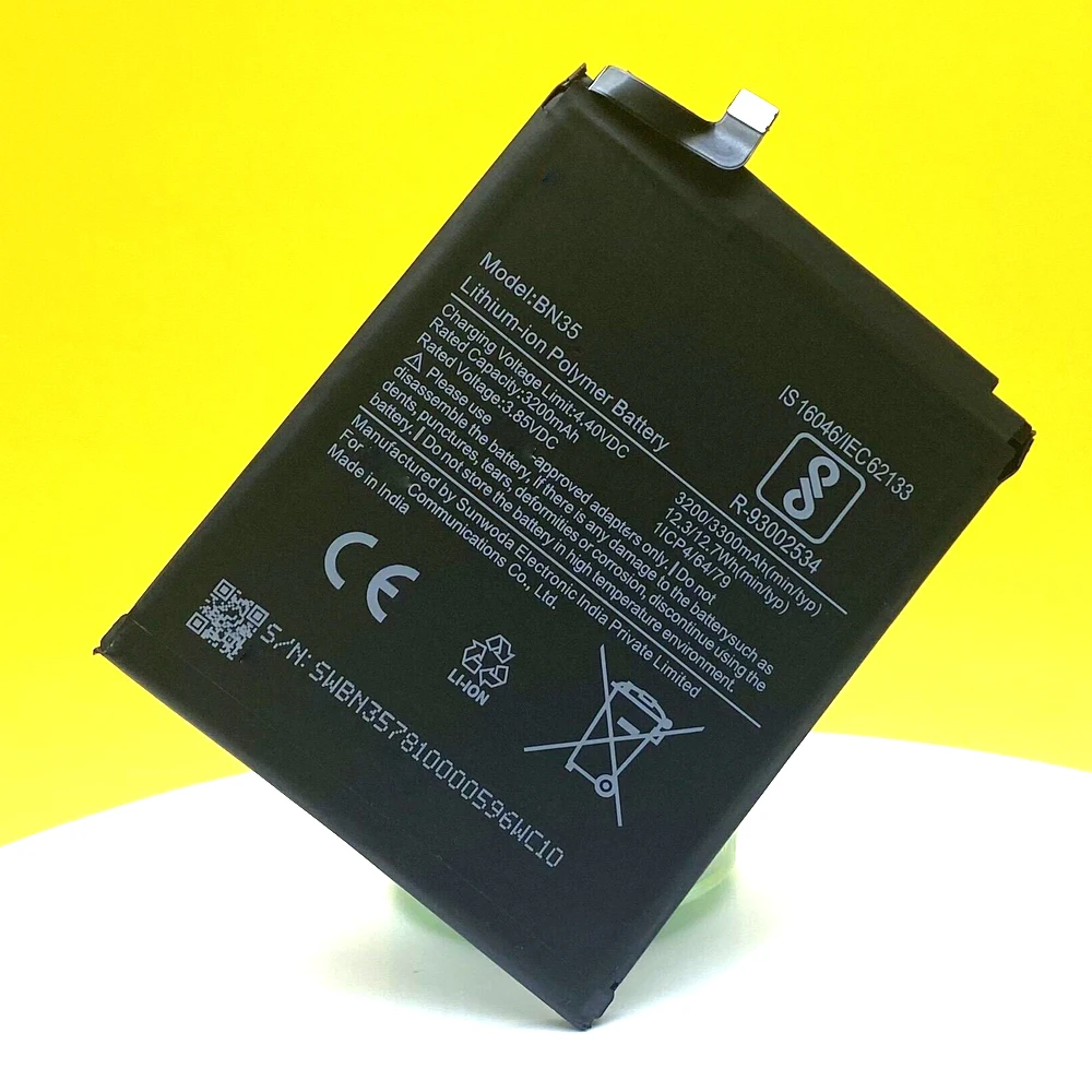 BN35 High Quality NEW 3200mAh Battery For Xiaomi Redmi