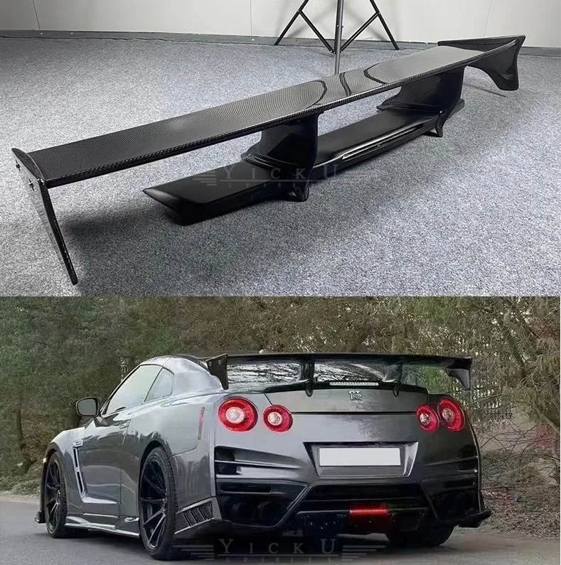 Ｒ35カーボンファイバー リアリップスポイラー Amazon.co.jp: ハーフカーボンファイバーカーボディキットリア