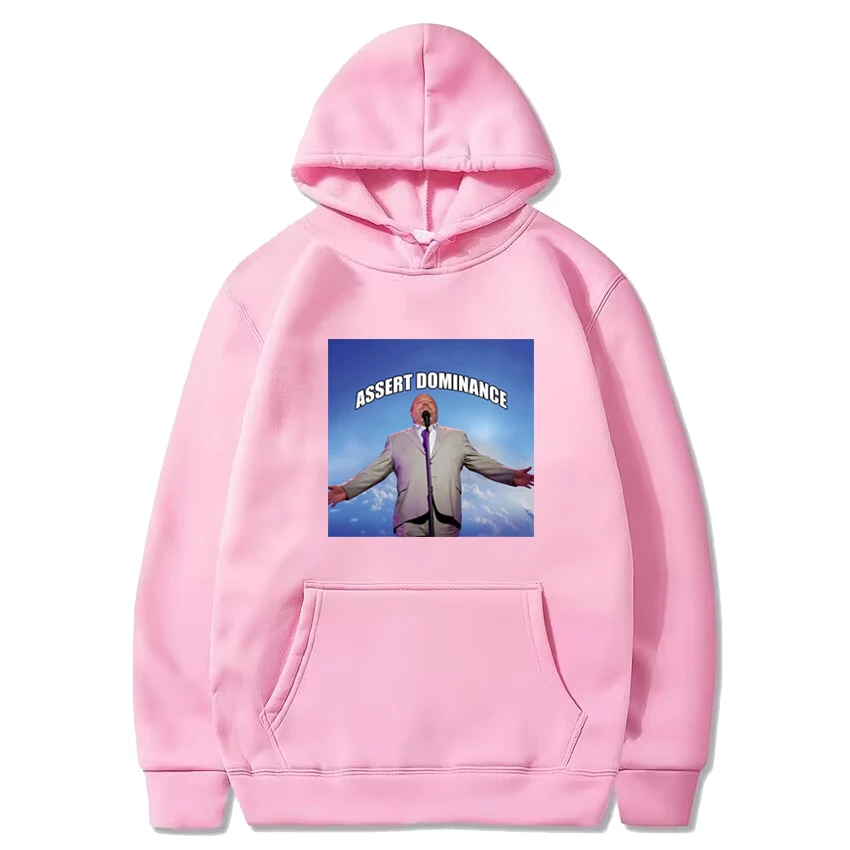 Bertram ASSERT DOMINANC Graphics Hoodie Men Women harajuku fashion streetwea Looser hoodies vintage Fleece Hood tracksuit