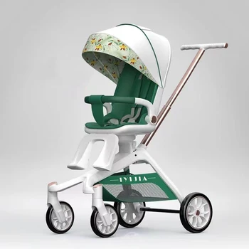 Baby Stroller Foldable Travel Carriage Cart Lightweight Stroller Children Four-Wheel Cart Portable carriers and strollers 1