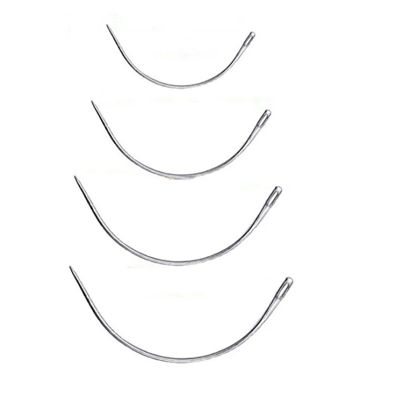 4Pcs Curved Sewing Needles Leather Craft Tools