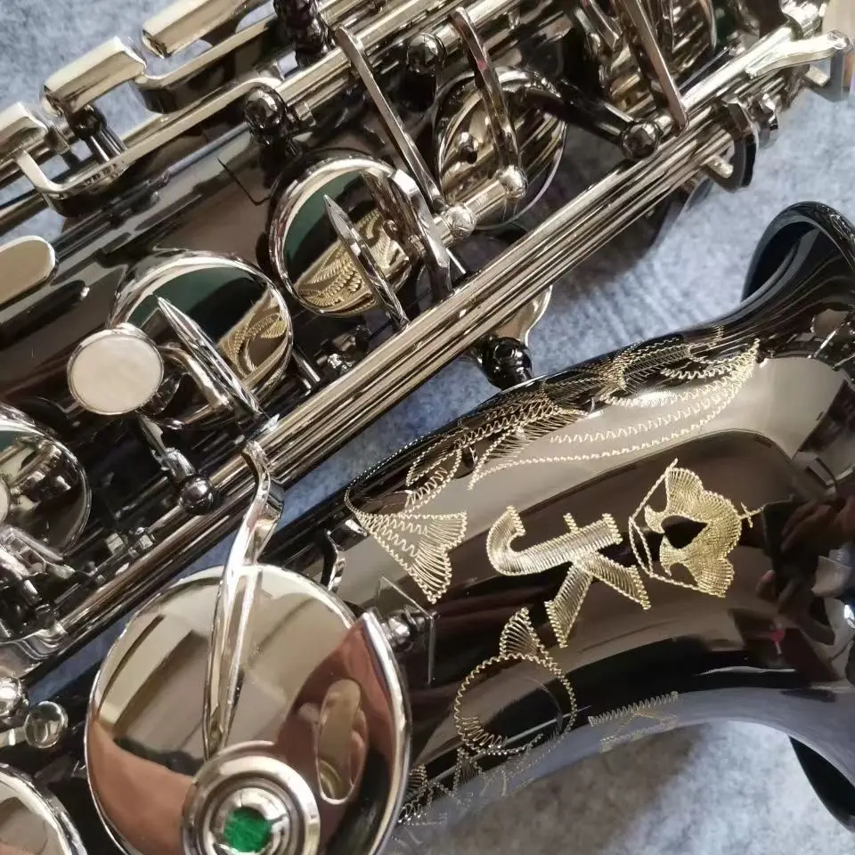 

Germany JK SX90R Keilwerth Saxophone Alto Black Nickel Silver Alloy Alto Sax Brass Musical Instrument With Case Mouthpiece Copy