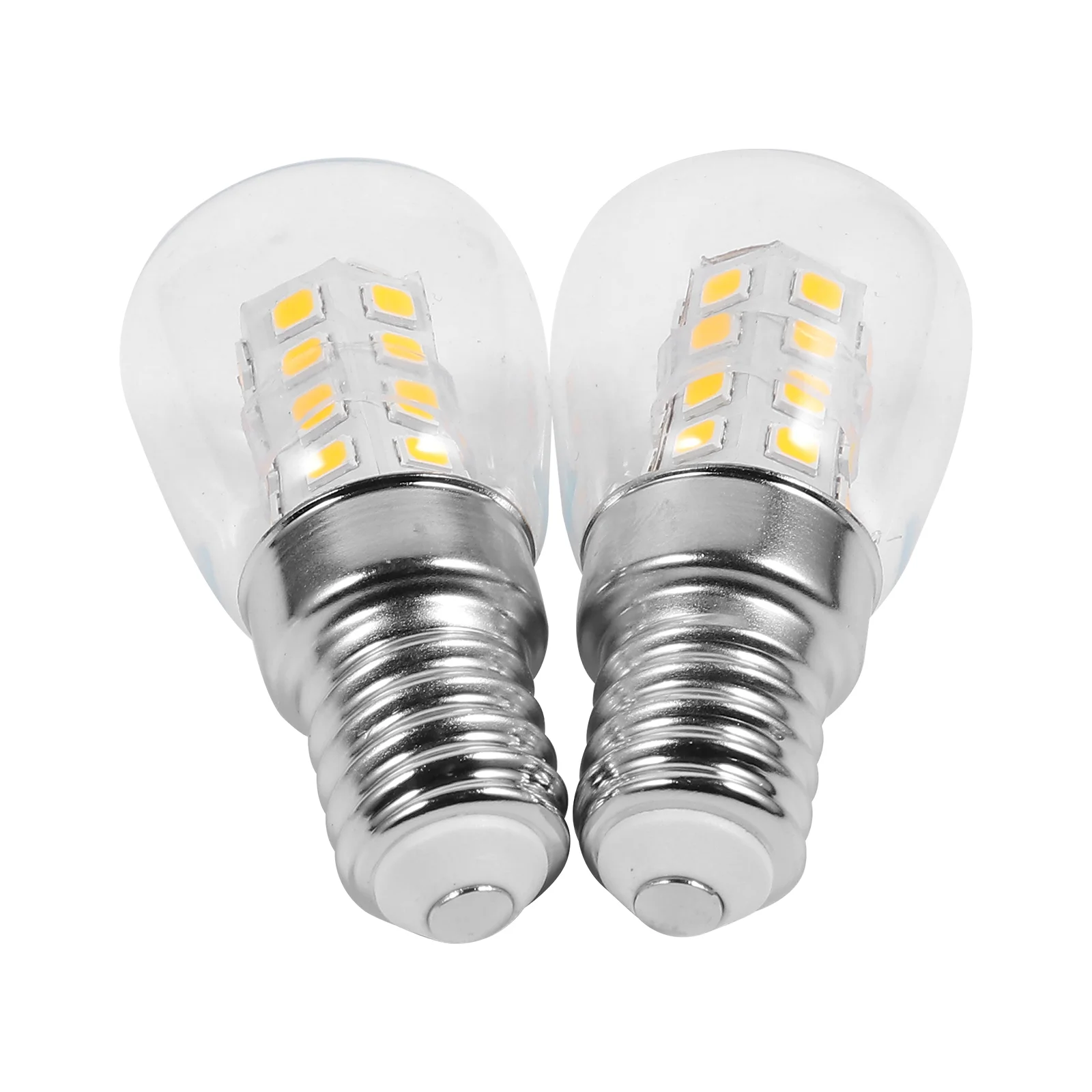 

2 Pieces Refrigerator Ceiling Fan Light Bulbs Fridge Bulbs 3W LED Corn Lamp Bulb Replacement for Home Kitchen ( Warm White )