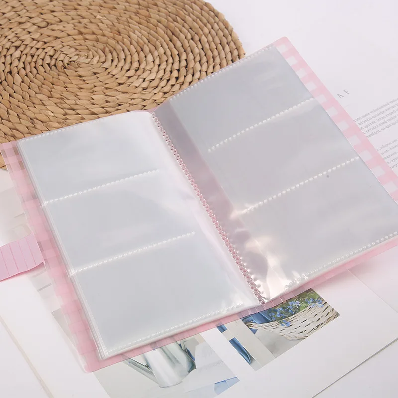 Business Card Album Korean Style Student Button Business Card Album Polaroid Photo Guka Book Photo Storage in Stock