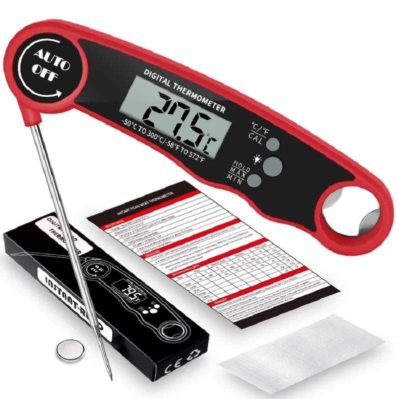 Precision Instant Read Digital Meat Thermometer with Calibration Feature