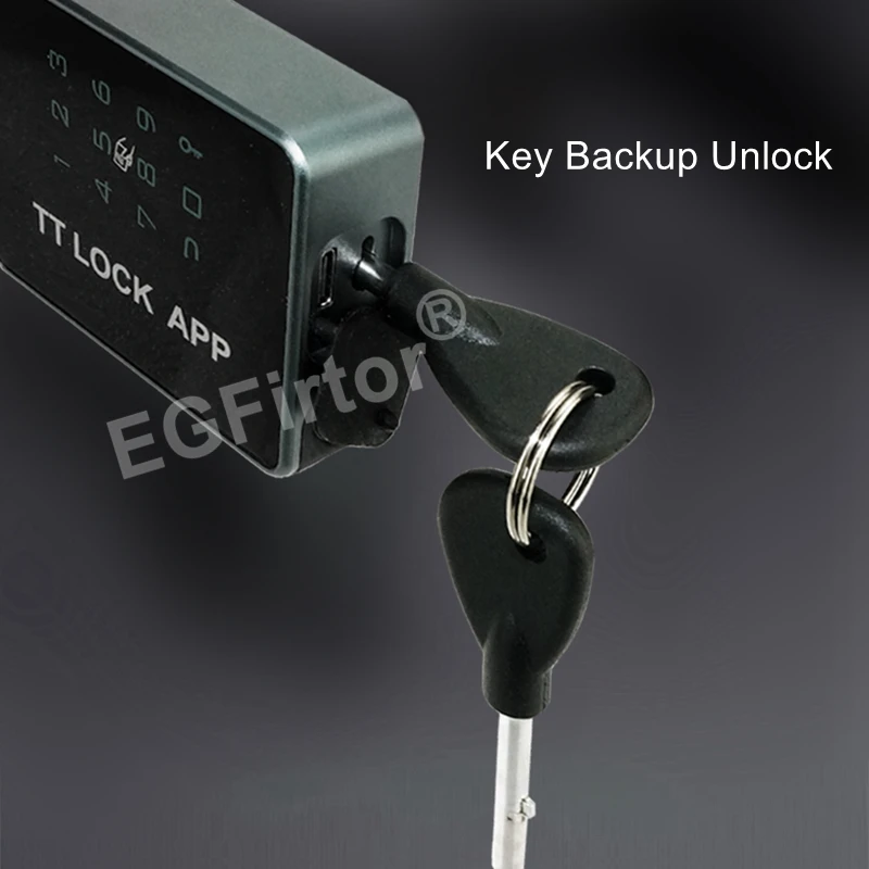 Ttlock senha do bluetooth cadeado tela sensível ao toque rfid ic cartão chave de segurança em casa gabinete à prova dwaterproof água saco eletrônico bagagem cadeado