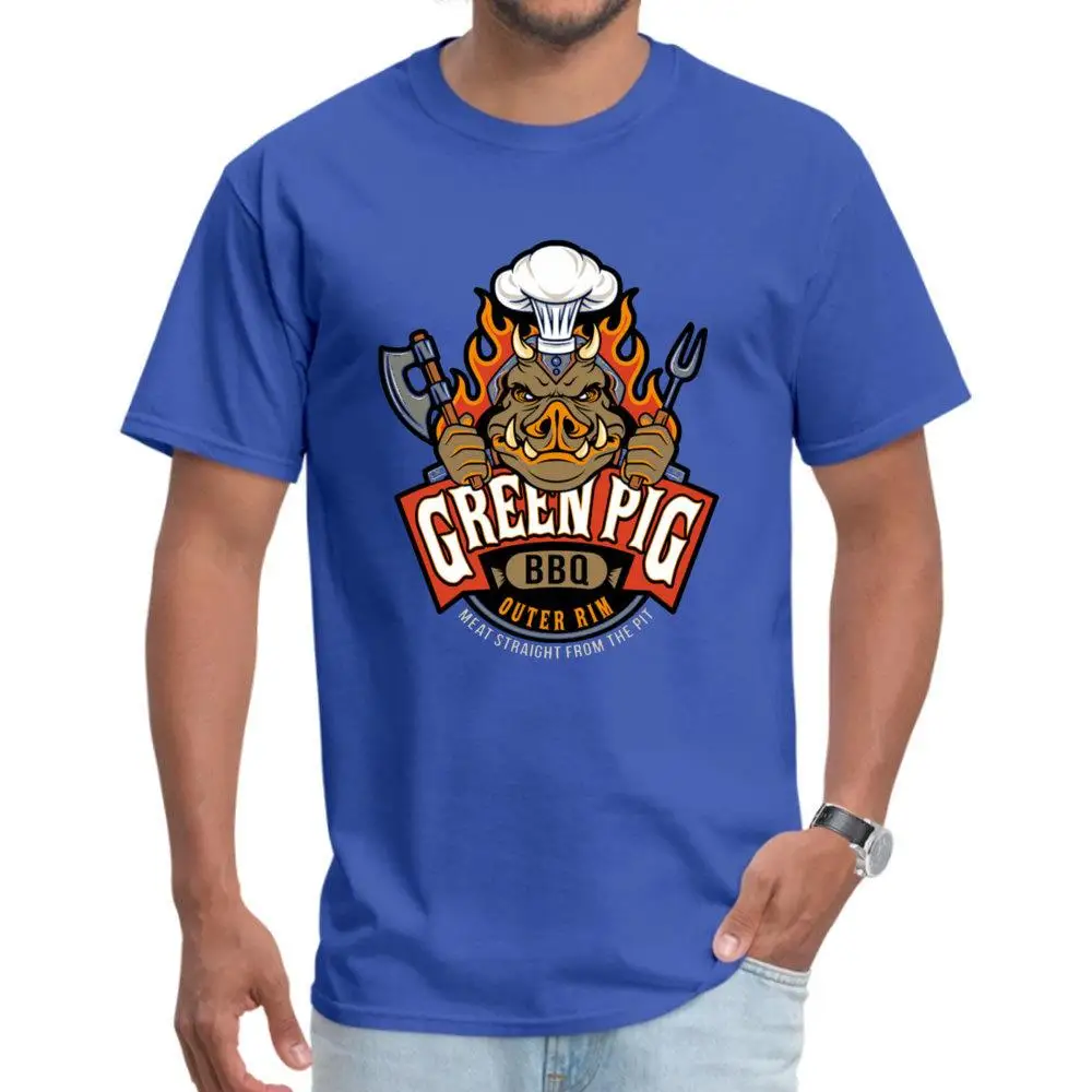 

High Quality Student T-shirt Teen Tops Wolf Funny Green Pig BBQ T Shirt Group Clothing TShirt Drop Shipping Men Streetwear