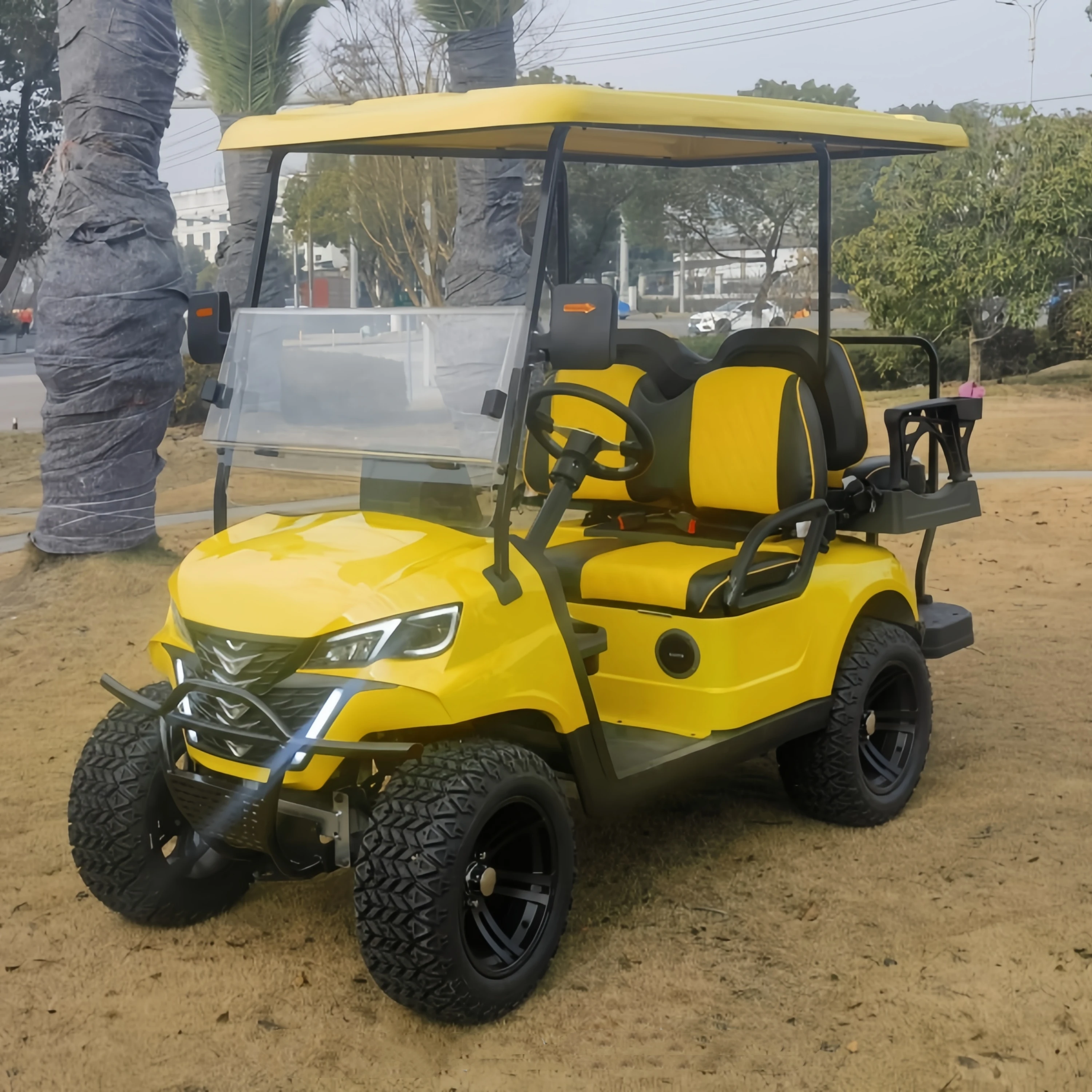 New Electric Golf Cart Truck 6 14 Seats Seater 72volts Golf Cart Battery