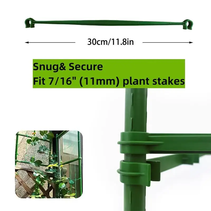 Plant Stake Arms For Tomato Cage Garden Plant Cage Supports Connector Clips Supports Trellis Connector For Tomato
