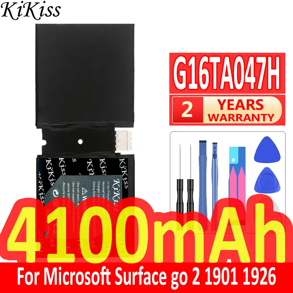 

4100mAh KiKiss Powerful Battery G16TA047H For Microsoft Surface go 2 go2 1901 1926 Series