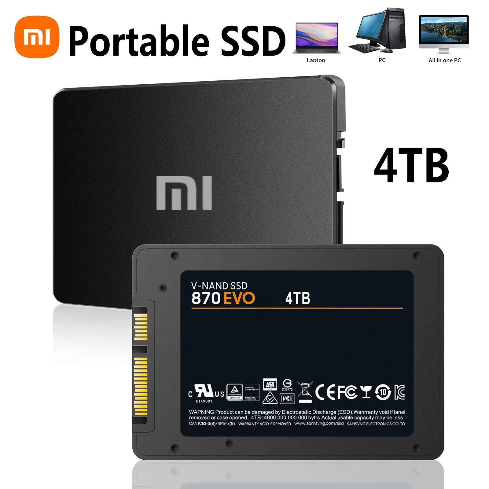 NEW-Xiaomi-4TB-2TB-SSD-870-EVO-Internal-Solid-State-Drive-Hard-Disk-SSD ...