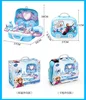 [Disney] Kids Cosmetics Frozen princess Kids Makeup Playset lipstick kitchen toy set play house set kids toys for girls gift 6