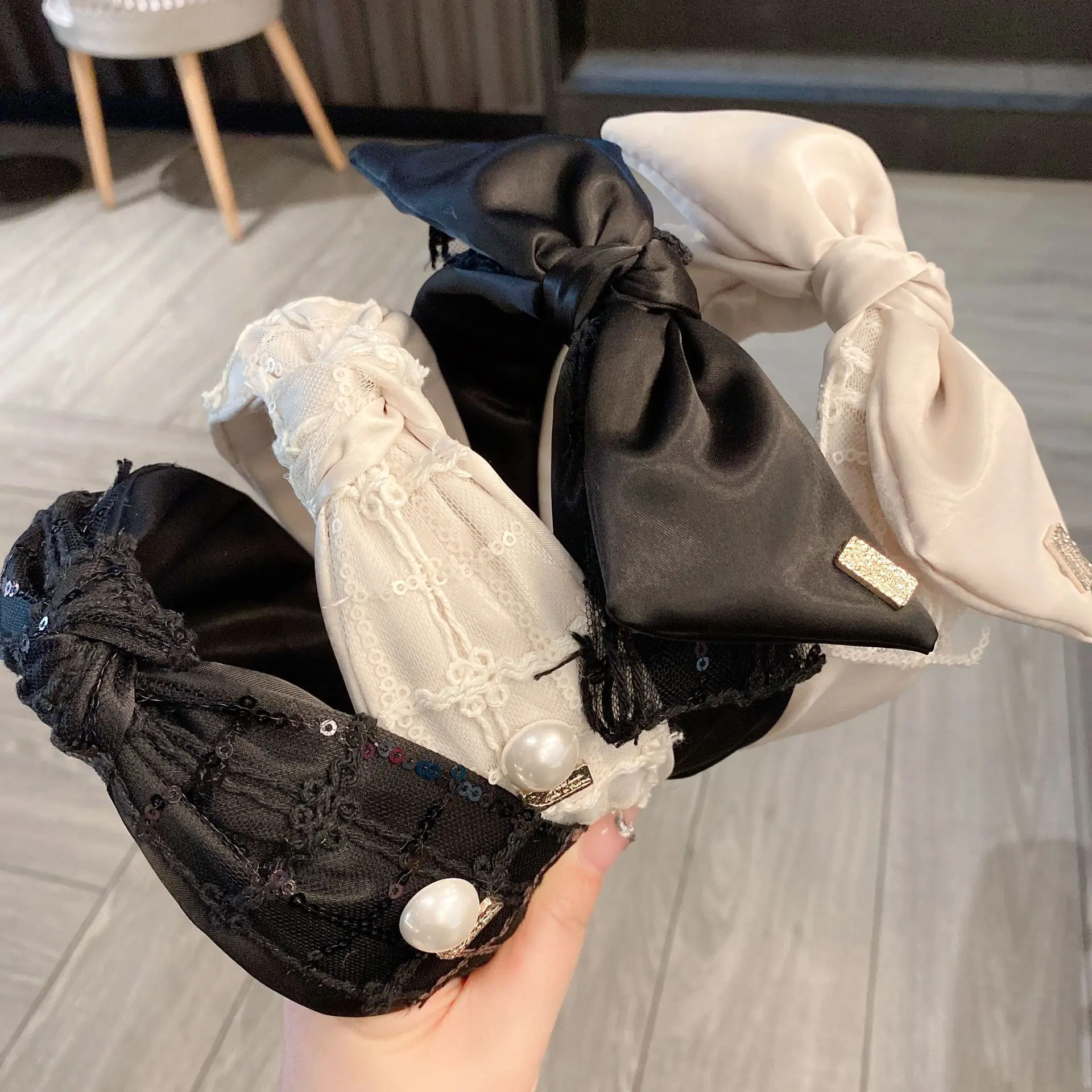 

Женская Блестящая Кружевная Сетка, модель 2024