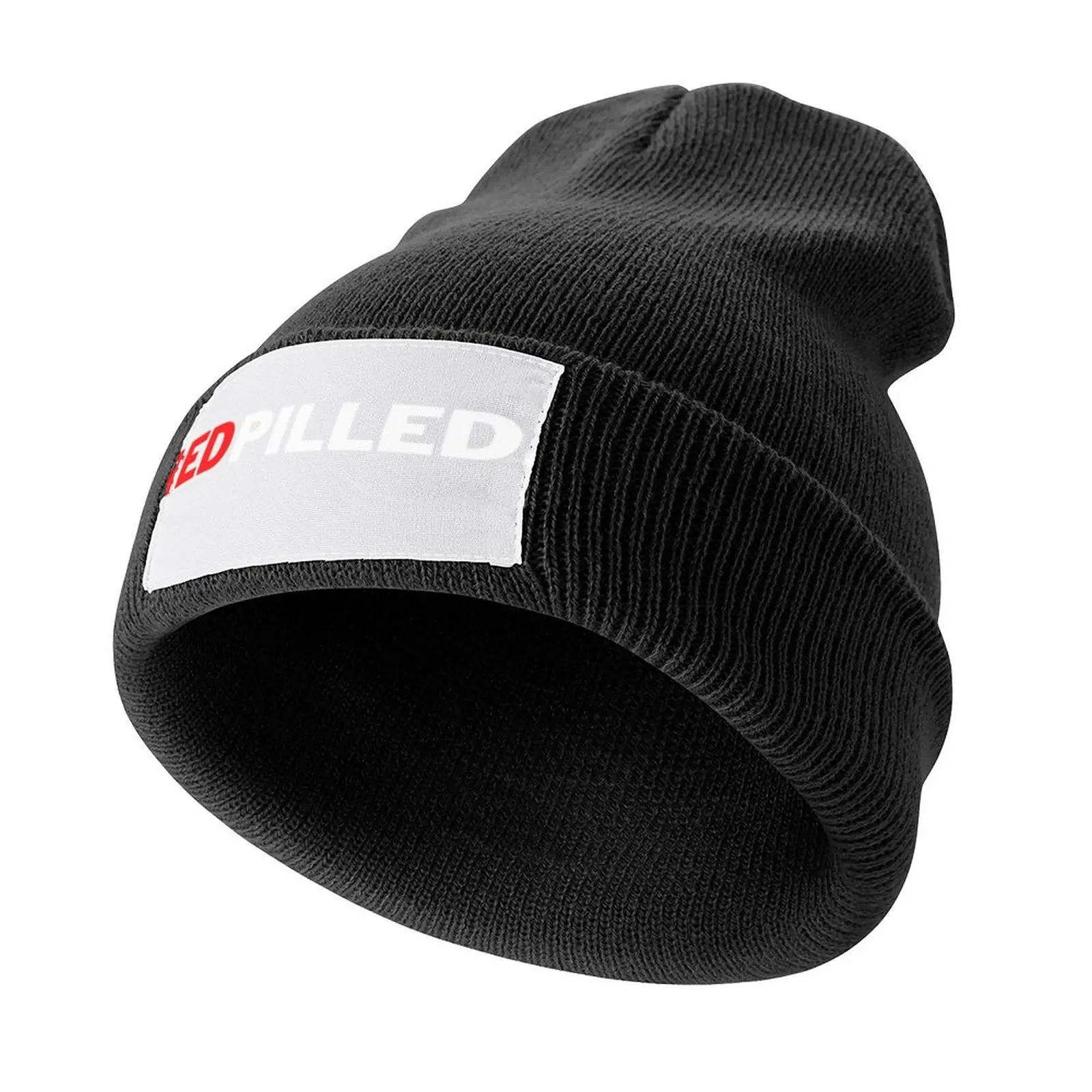 

Redpilled Knitted Cap tea hats beach hat Christmas Hats black Hat Girl Men's