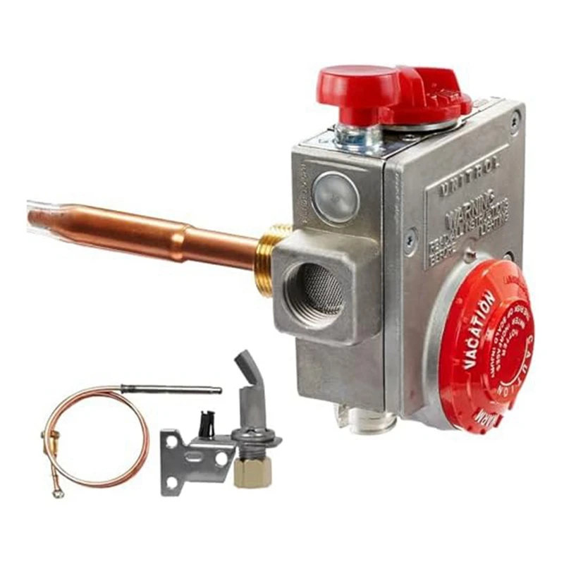 

110-326 Heater Thermostat Natural Gas Water Heater Valve With 1-3/8 Inch Handle, 3-1/2 Inch Toilet For Robertshaw