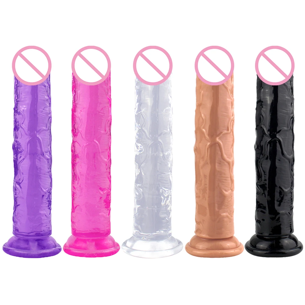 Ventosa Realistico Piccolo Dildo Per Donna Gelatina Pene Anale Butt Plug Prodotti Sexy Giocattoli Sessuali Femminili Per Adulti 18 Uomini Sexyshop