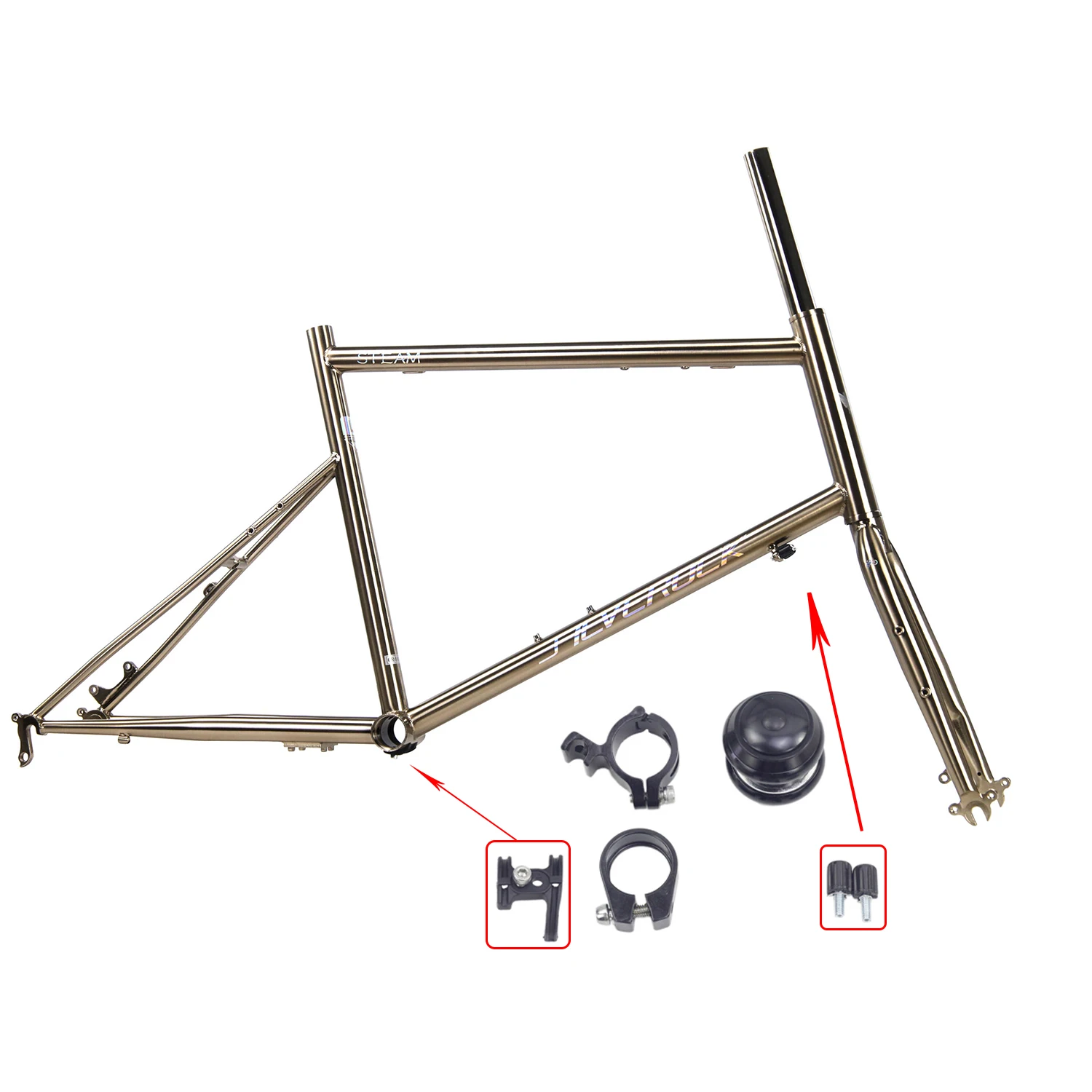 Silverock-管状フレームフォーク,451 20 