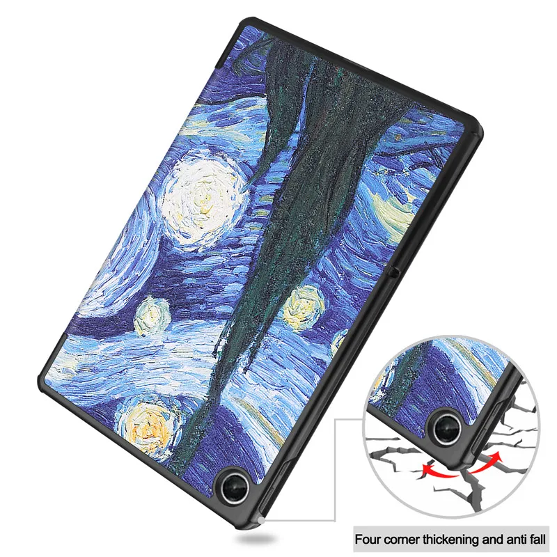 Capa Inteligente em Couro Tri-fold para Lenovo Tab Estojo Inteligente para Xiaoxin Pad M10 Plus 3ª Geração Tb125fu Tb128fu Geração 10 2023 - Imagem 3