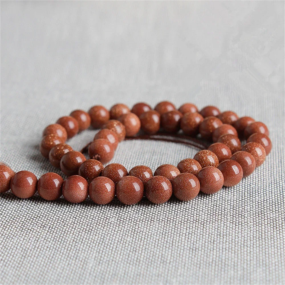 

Charm Natural Stone Beads for Jewelry Making 4-14mm Loose Goldsand Gravel DIY Necklace Bracelet Earrings Design Women Children
