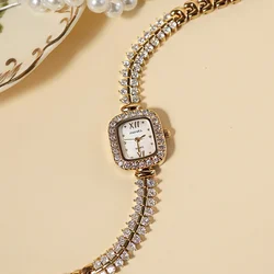 Fashion Watch Women Crystal Temperament Luxury Bracelet Ladies Watch Rhinestone Elegant Ladies Quartz Watch Gift Free Shipping