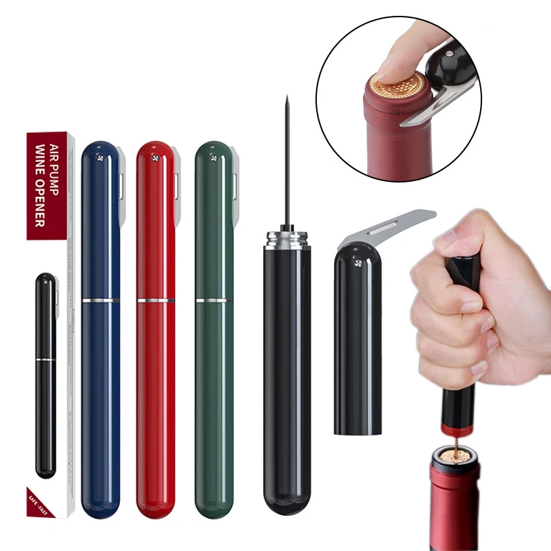 Idrop VINO POP - Wine Opener Set Air Pressure Pump Bottle Opener, Foil