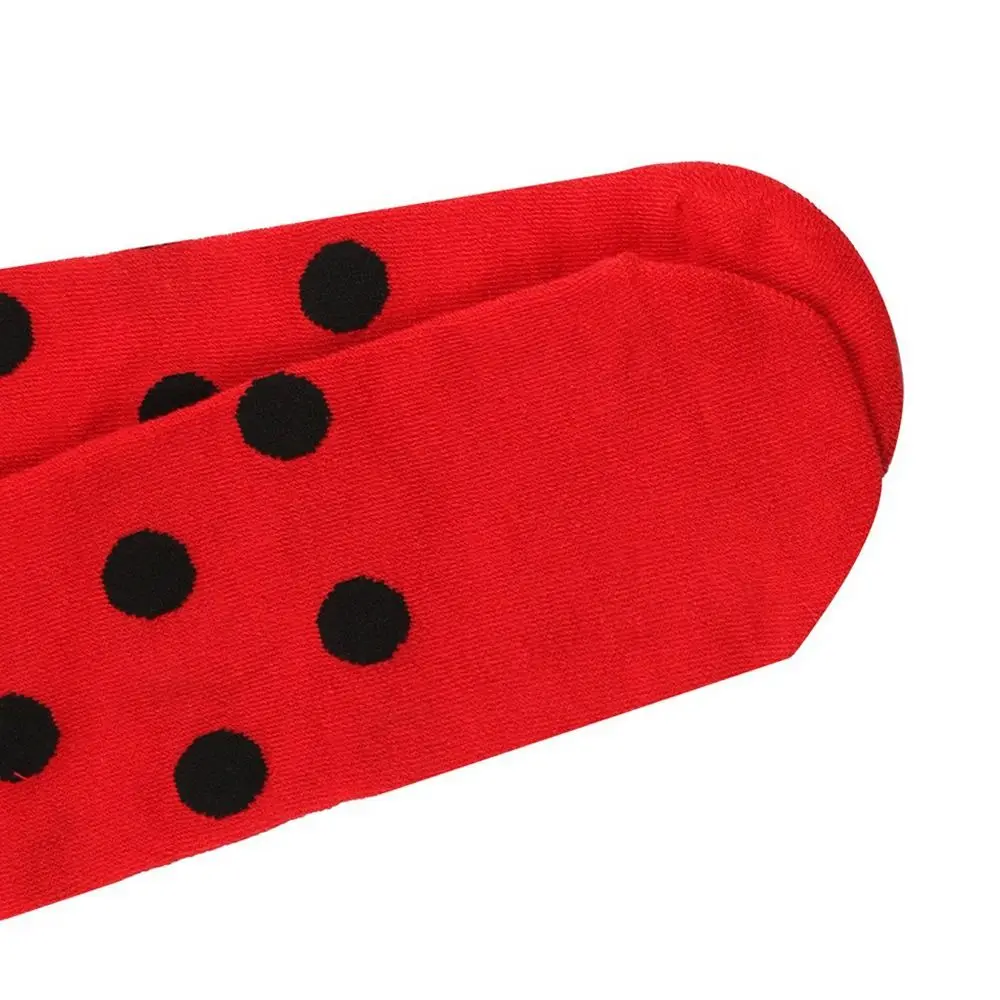 Polka Dot Oberschenkelhohe Strümpfe Marienkäfer 80er 90er Kinder Kniestrümpfe Arm Beinwärmer Rot Schwarz Dot Handschuhe – Detail 6