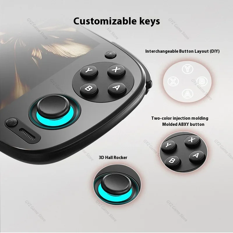 EAEY NEW Retroid Pocket 5 Rp5 Retro Handheld Game Video Player Console  8+128G 5.5 Inch OLED HD Screen Bluetooth 512G PSP PS2 view 4