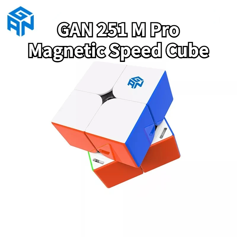 

[Funcube] GAN 251 M Pro GAN251 M Leap Pro Air 2x2 guanbo Same paragraph Magnetic Speed Cube 0.47 2x2x2 Puzzles GAN251 0.47s