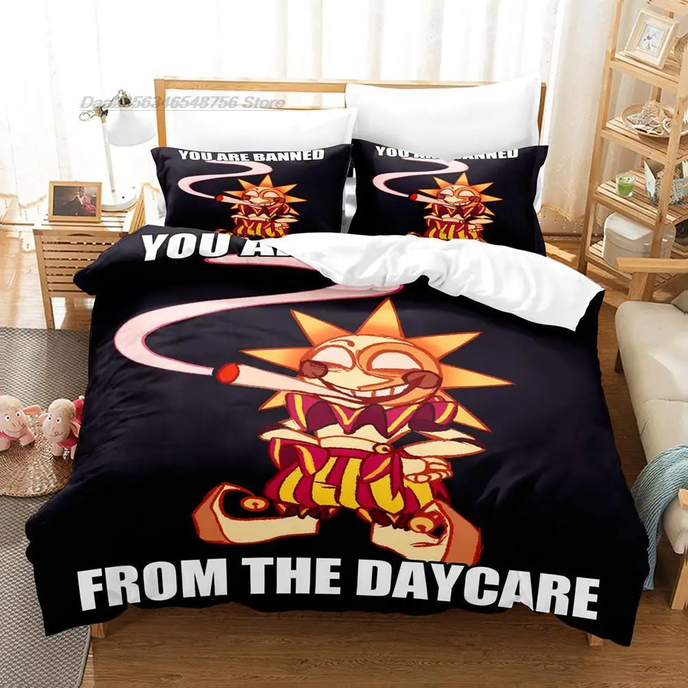 Sundrop FNAF Bedding Set Single Twin Full Queen King Size Bed Set Aldult Kid Bedroom Duvetcover Sets 3D Print Game bed sheet set 3