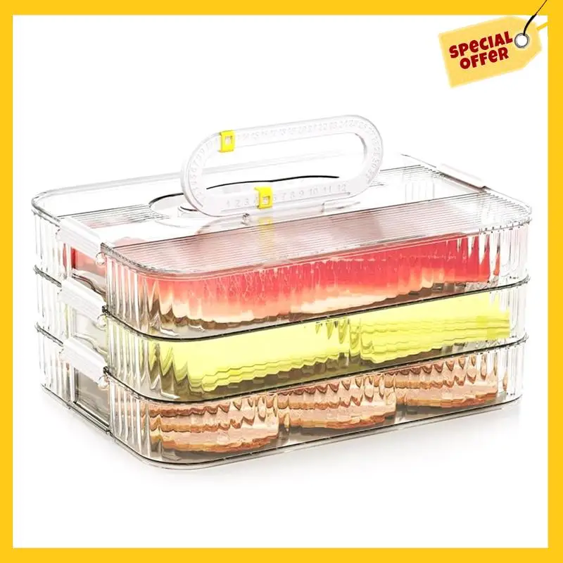 Meat Container For Fridge Organizers And Storage, Lunch Meat Container For Refrigerator Organizing, Containers With Lids Durable