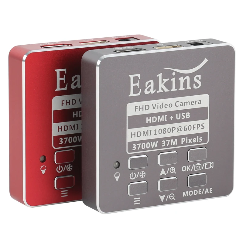 Eakins-デジタル顕微鏡カメラHDMI,37MP,1080p,60fps,ズームC,実験室用溶接レンズ,cpu