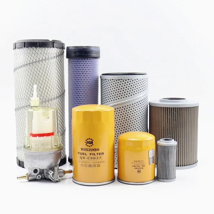 

For HYUNDAI 60 70VS 80G Oil Diesel Air Hydraulic Pilot Filter Element Oil Water Assembly Maintenance Parts Free shipping