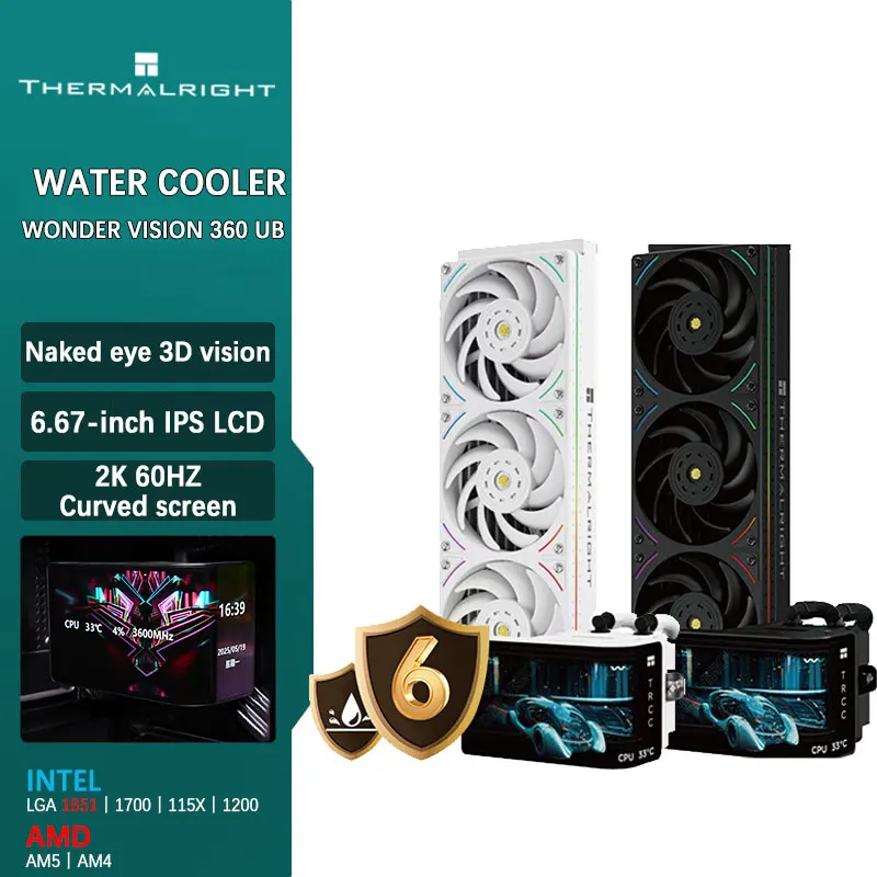 Thermalright WONDER VISION 360 AIO 水冷 Amazon.com: Thermalright Wonder Vision 360 UB ARGB Black CPU