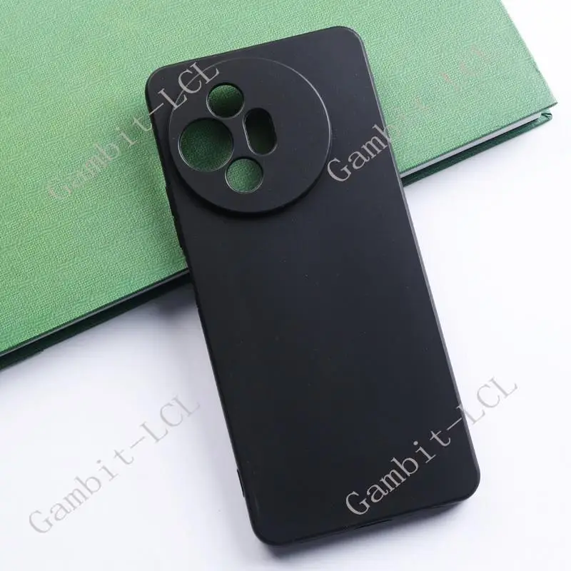Enhanced Shockproof Soft Silicone TPU Phone Case with Back Ring Holder for TCL 50 XL NXTPAPER 5G 2024, 6.78