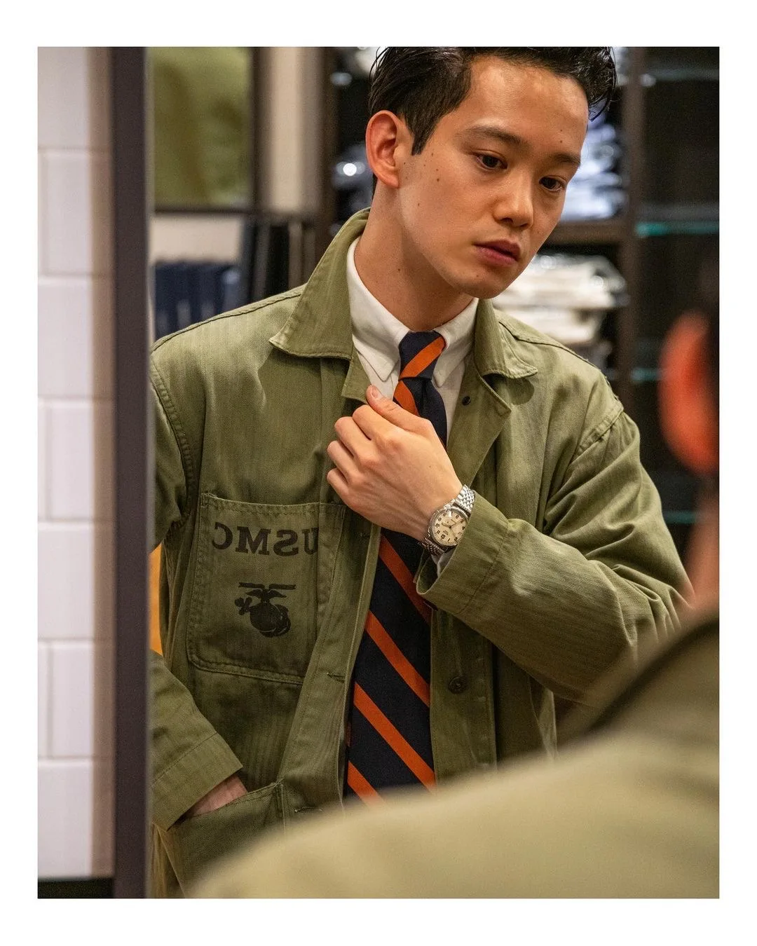 p41 hbt 上下 名作『HBT P41 ユーティリティジャケット』にヴィンテージ加工