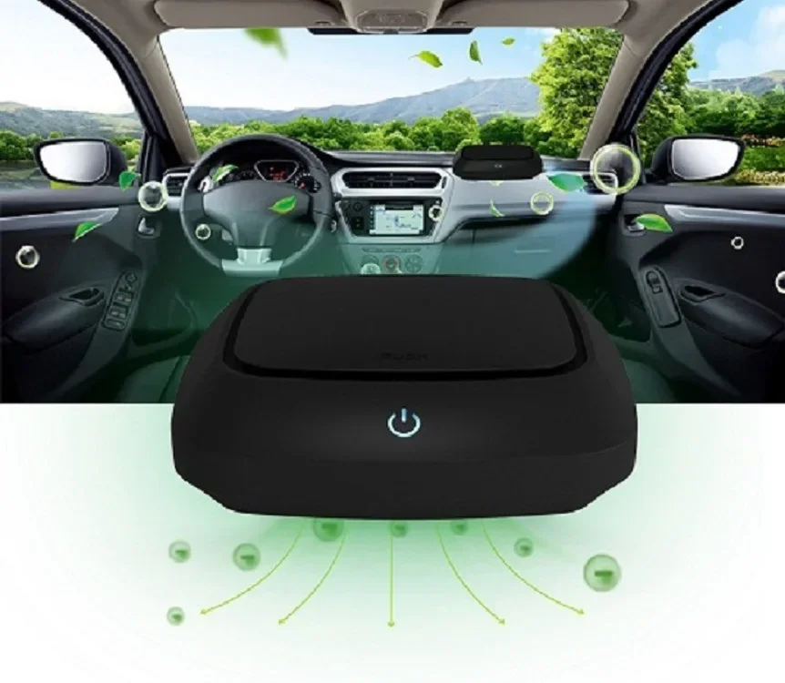 

Car Air Purifier Usb Oxygen Cleaner Ozone Generator Air Purifier HEPA Filter Smoke Remover Smart Gadgets Car Supplies