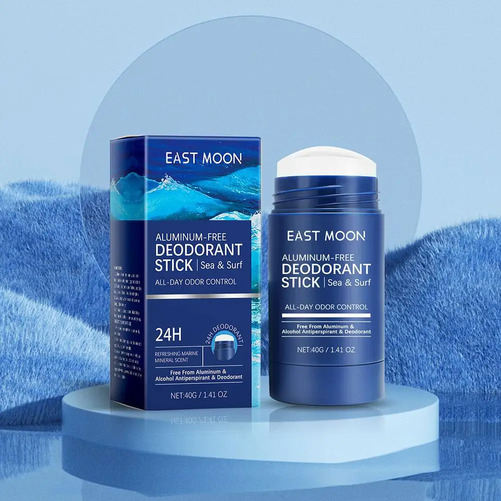 Underarm Deodorant Stick Reduces Underarm Odor Long-Lasting Two Scents Of Ocean Sandalwood Best Gifts For Female Fragrance Stick