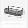 Bathroom Storage Rack Non Perforated Wall Mounted Towel And Toiletries Storage Rack Restroom Storage 6
