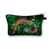 3D Crested Gecko / Bearded Dragon Print Cosmetic Case Women Pet Reptile Lizard Toiletries Bags Casual Lipstick Makeup Bags Gift 2