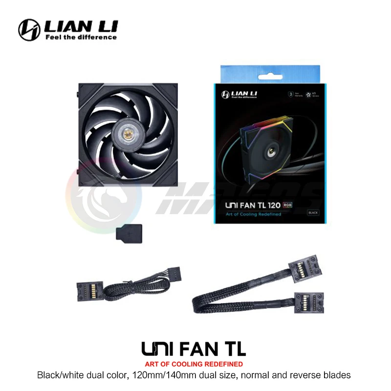 Li-ventilador de Refrigeração Tl120 Tl140 Uni para Frente Caixa do Computador Reverso Refrigerador de Água Suporte L-conectar Pacote de ou Peças li - Imagem 4