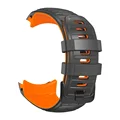 Carbon gray orange