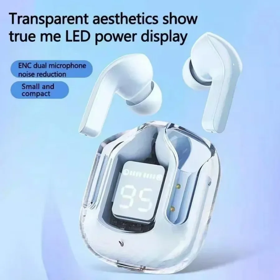 Wireless Bluetooth Headphones TWS Transparent HIFI Sound