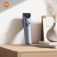 New XIAOMI MIJIA Hair Clipper 2 Men Hair Trimmer Professional Barber Cordless Clippers Titanium Alloy Blade IPX7 Haircut Machine 1