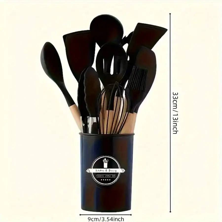 12pcs Spatula Set, Non-Stick Spatula, Heat Resistant Spatula, Home Kitchenware Set, Sealing — view 4