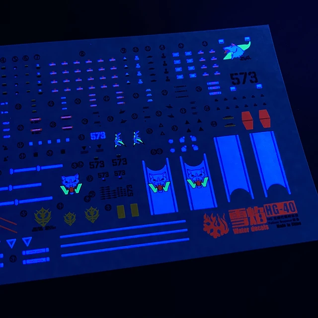 Model Decals Water Slide Decals Tool For 1/144 RG White Wold