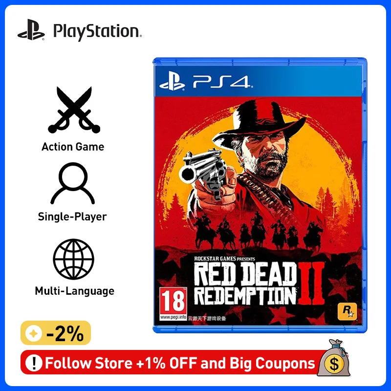  Red Dead Redemption 2 - Playstation 4 (PS4) [video game] :  Video Games